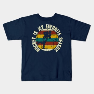 Hockey Is My Favorite Season Kids T-Shirt